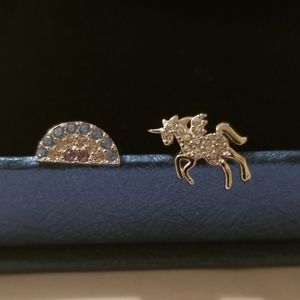 Unicorn & Rainbow Earrings Set